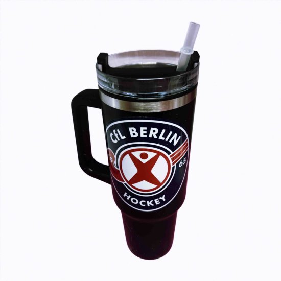 Cup 40oz black - CfL Logo - nachhaltige Variante